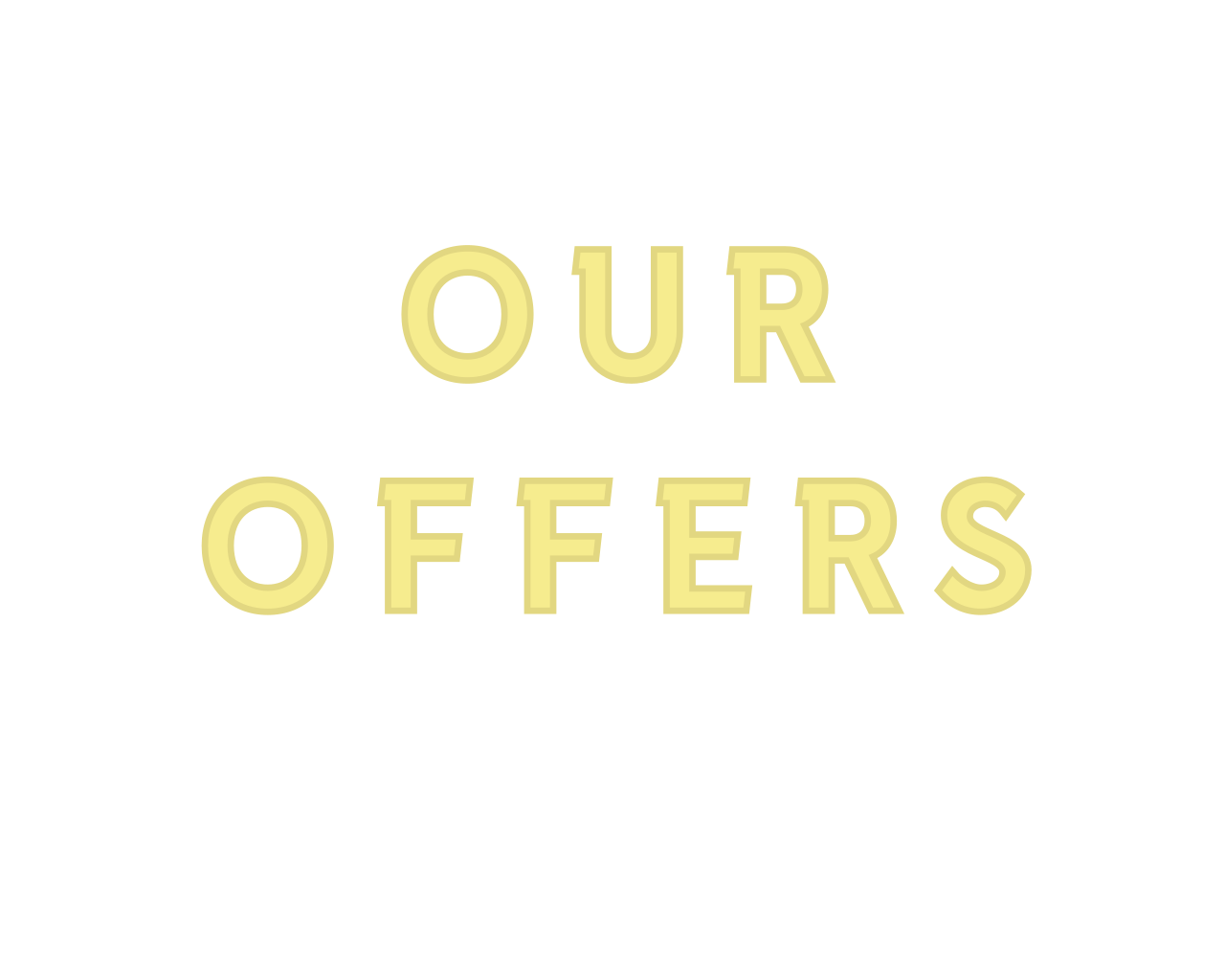 Our offers