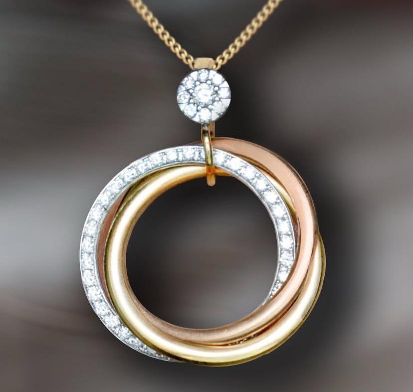 Rosa O pendant  #201525