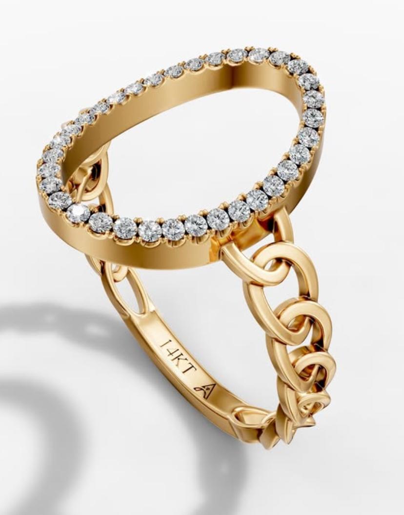 Oval chain ring  #100125
