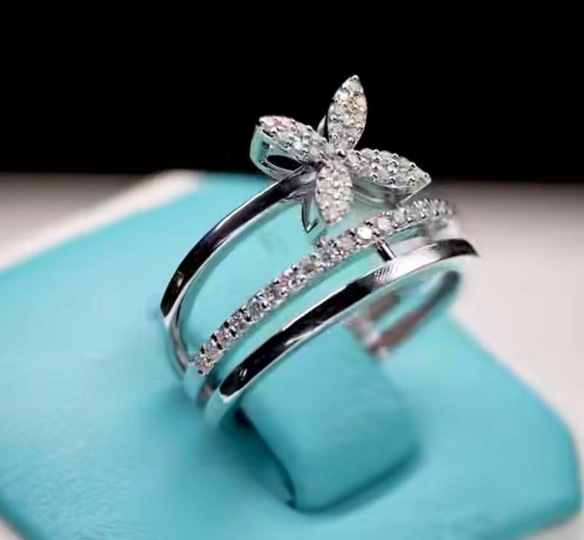 Flower ring  #102025