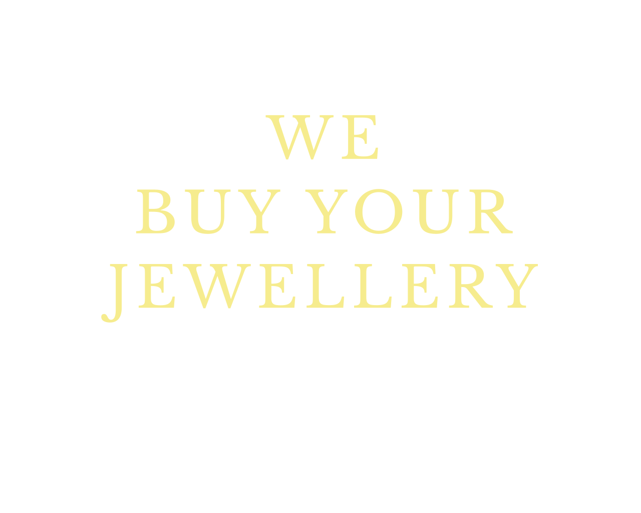 We buy jewellery